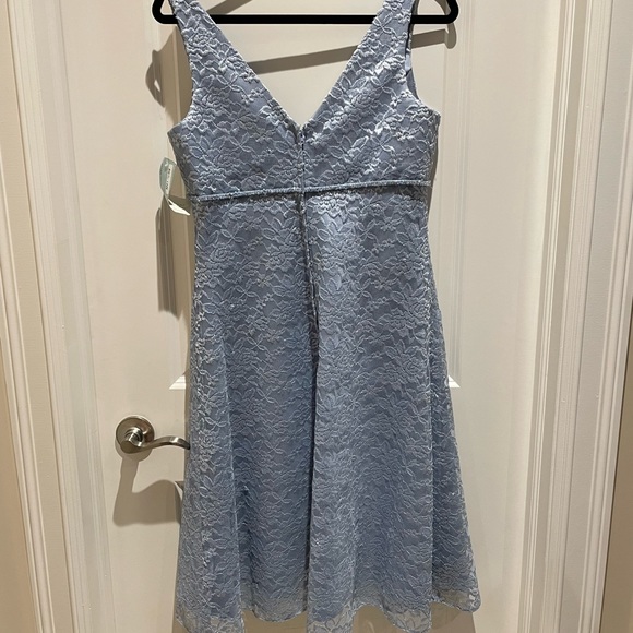 Light blue Alfred Angelo lace dress - Picture 4 of 4
